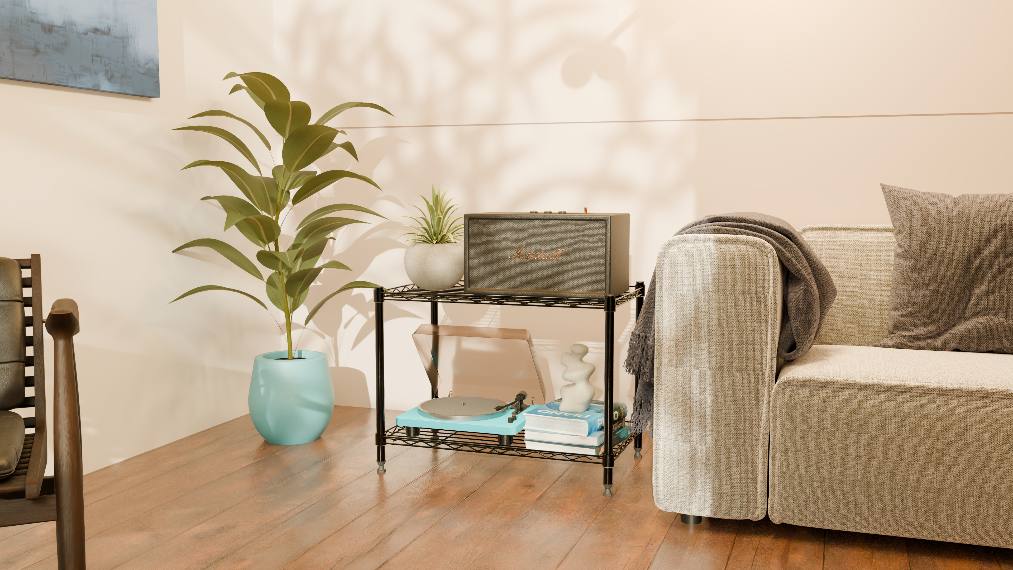 2 Tier Metal Wire Storage Rack