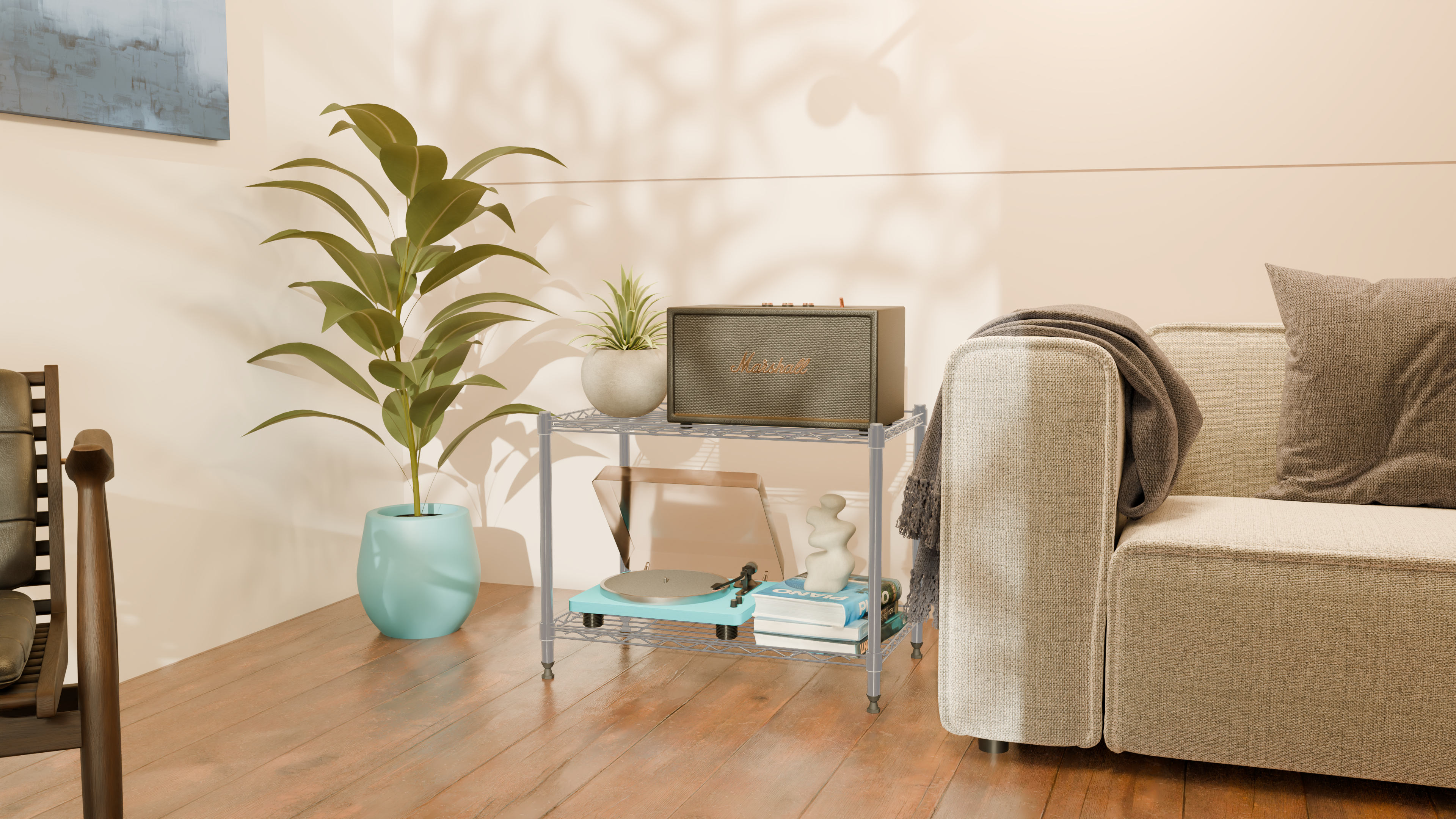 2 Tier Metal Wire Storage Rack