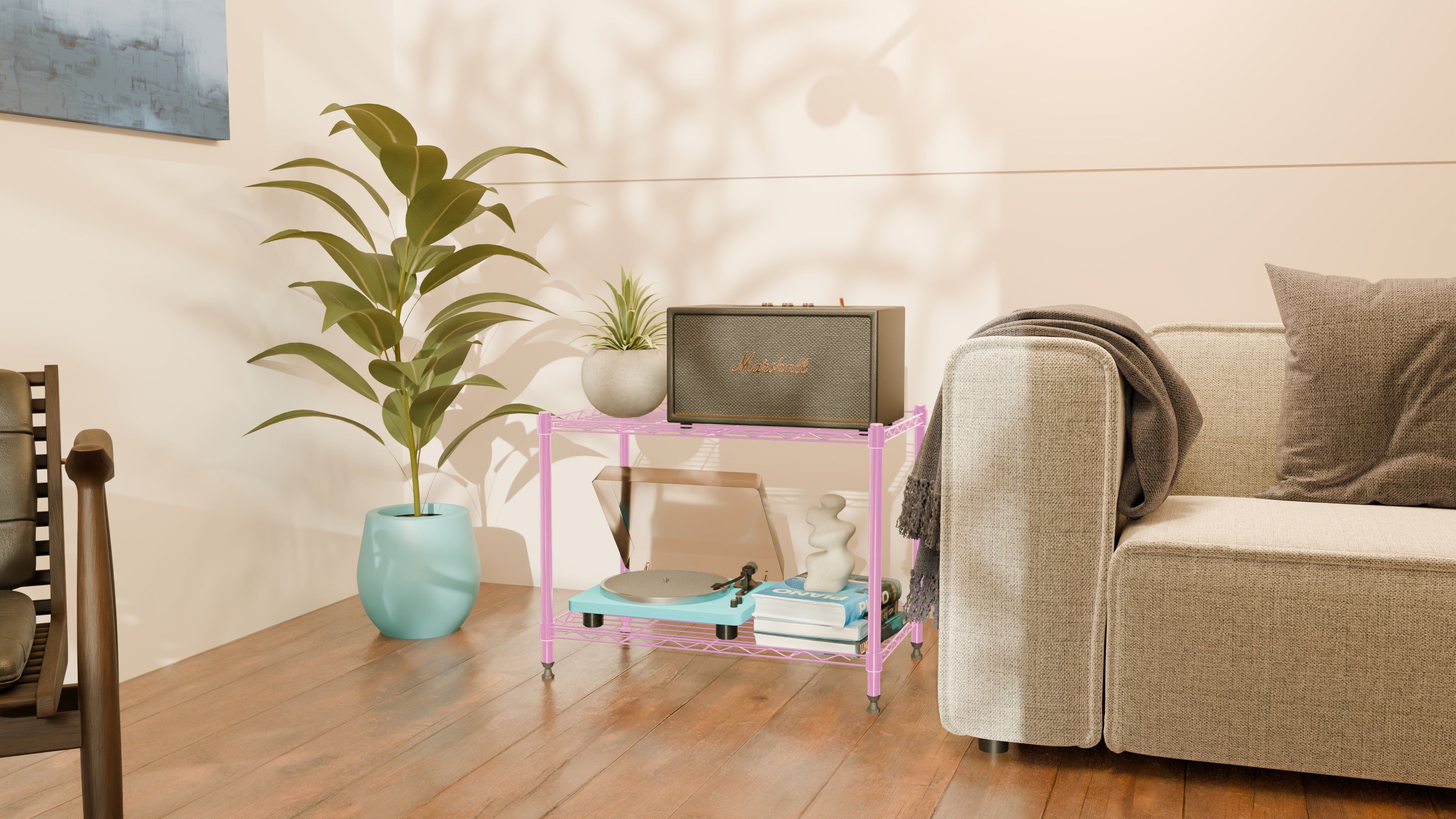 2 Tier Metal Wire Storage Rack